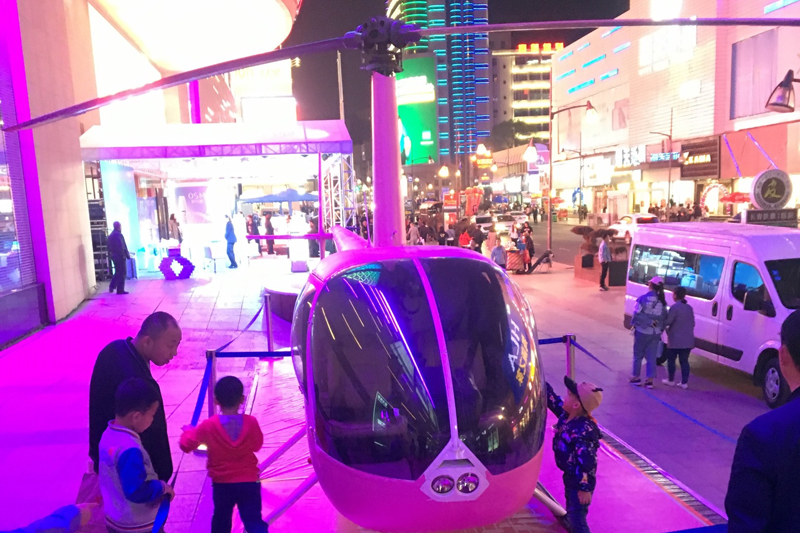 世纪缘MLE珠宝五一期间租赁4架直升机在四个城市庆典