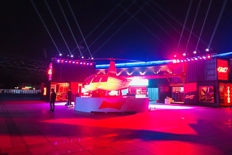 一架400万直升机助阵福建泉州音乐节