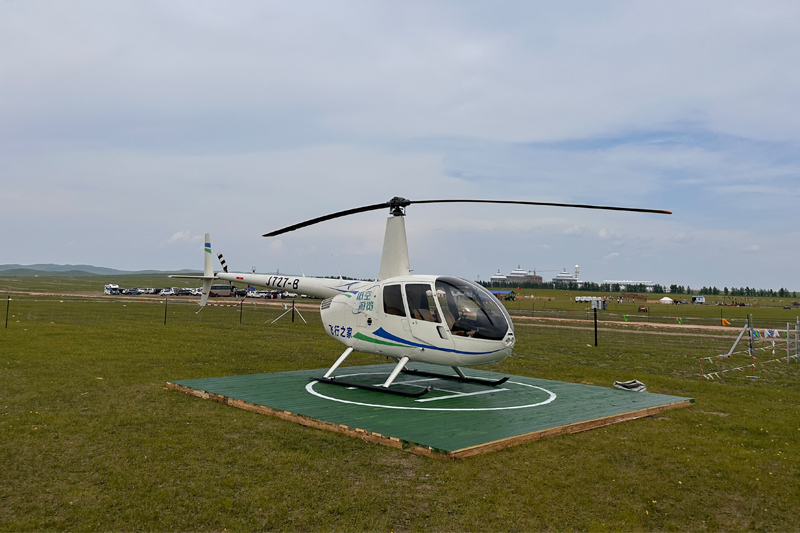 张家口直升机草原天路空中旅游正式开启